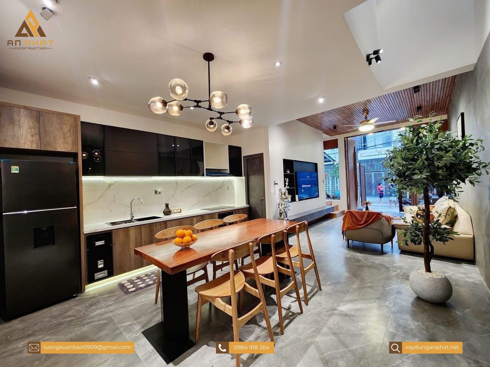 Hình ảnh hoàn thành dự án nhà chị Hòa