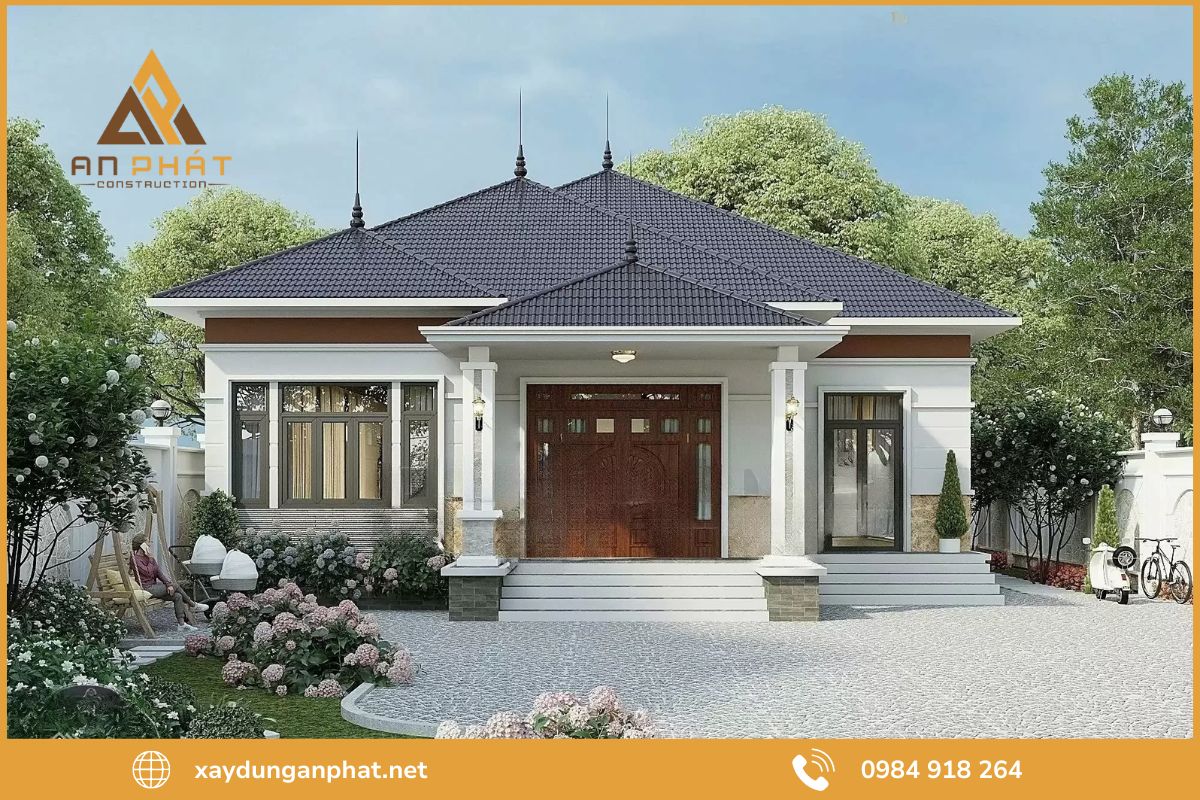 Dự toán chi phí xây nhà 1 tầng khoảng 800 triệu (tham khảo)