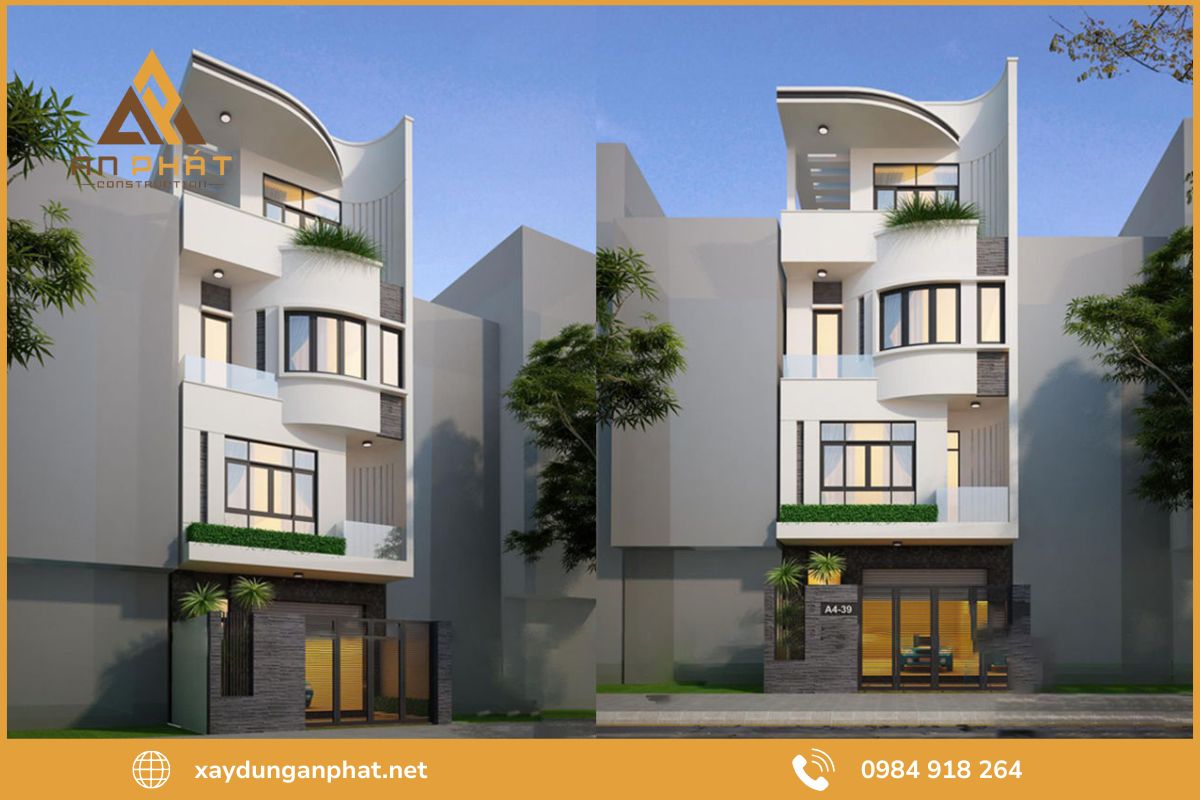 Dự toán chi phí xây nhà 4 tầng 50m² theo từng mức đầu tư