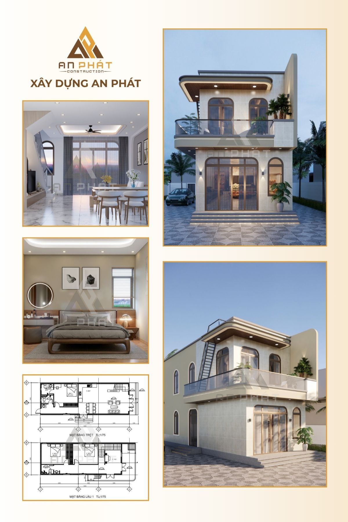 Giới thiệu dịch vụ xây nhà trọn gói của An Phát