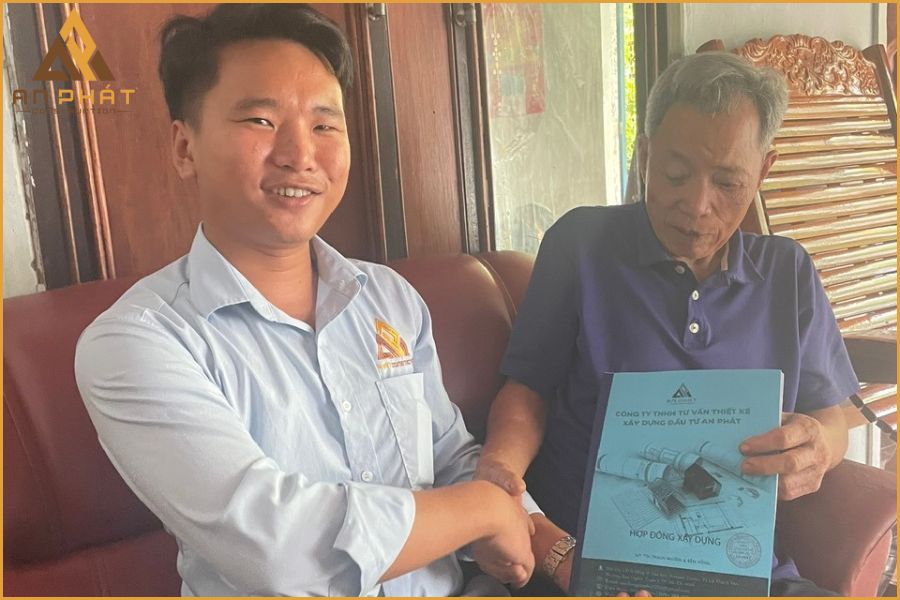 Ký kết hợp đồng cho dự án nhà bác Ảnh
