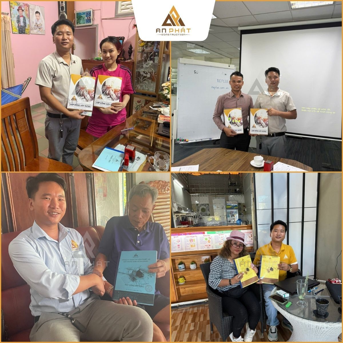 Ký kết hợp đồng thi công