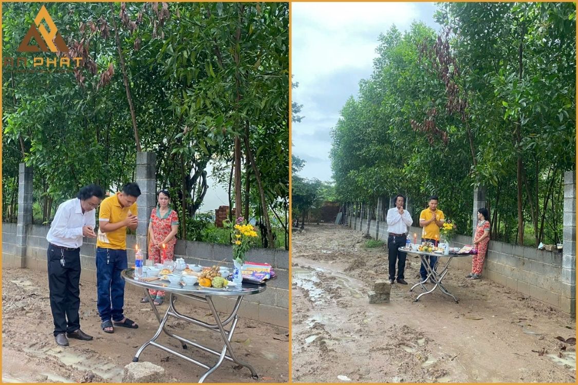 Lễ động thổ dự án nhà chị Trang
