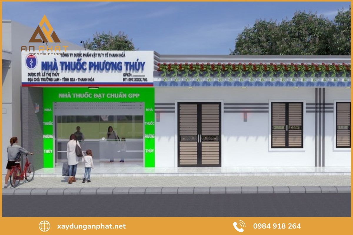 Mẫu nhà cấp 4 kết hợp kinh doanh nhỏ
