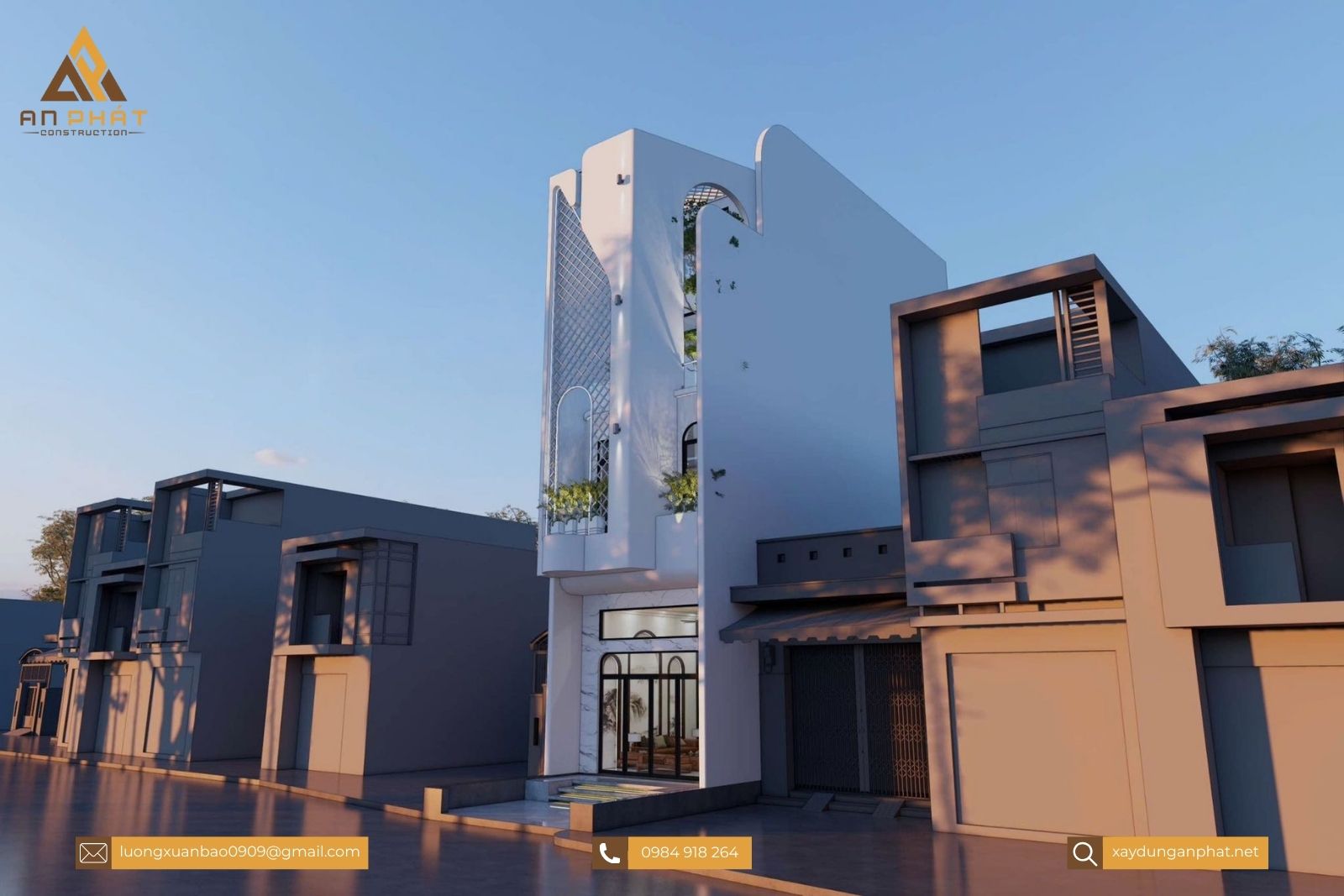 Nhà phố 3 tầng 5x15