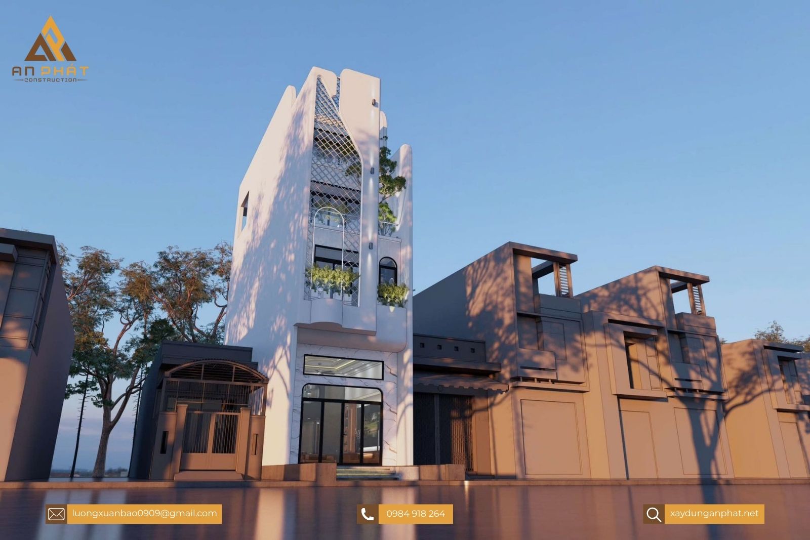 Nhà phố 3 tầng 5x15