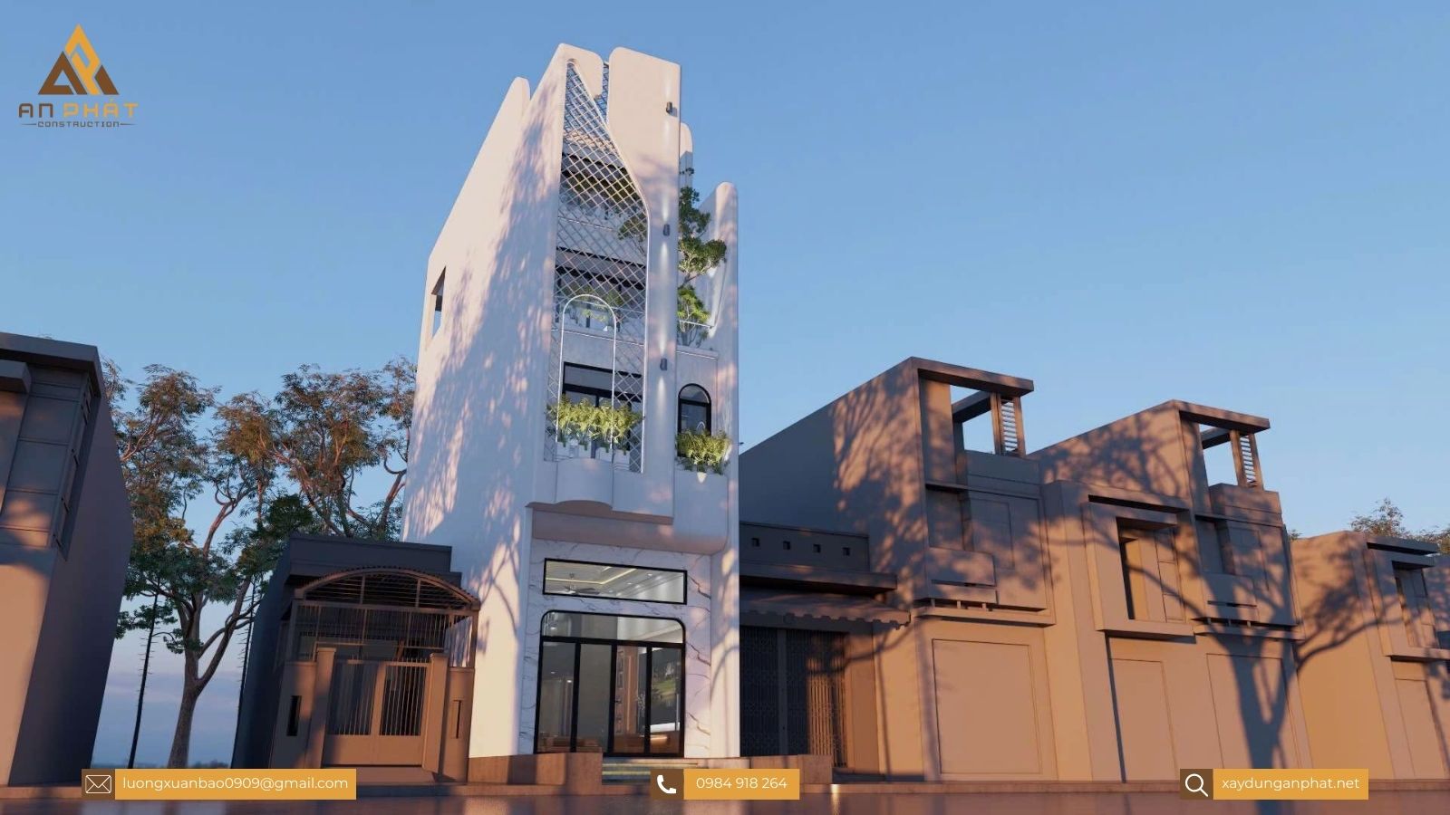 Nhà phố 3 tầng 5x15