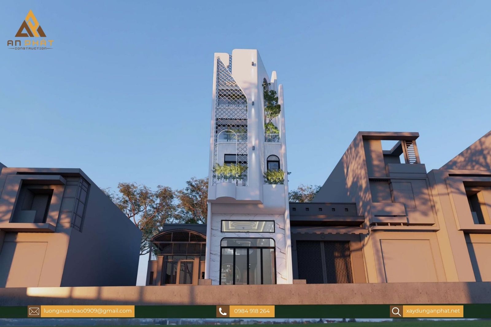 Nhà phố 3 tầng 5x15