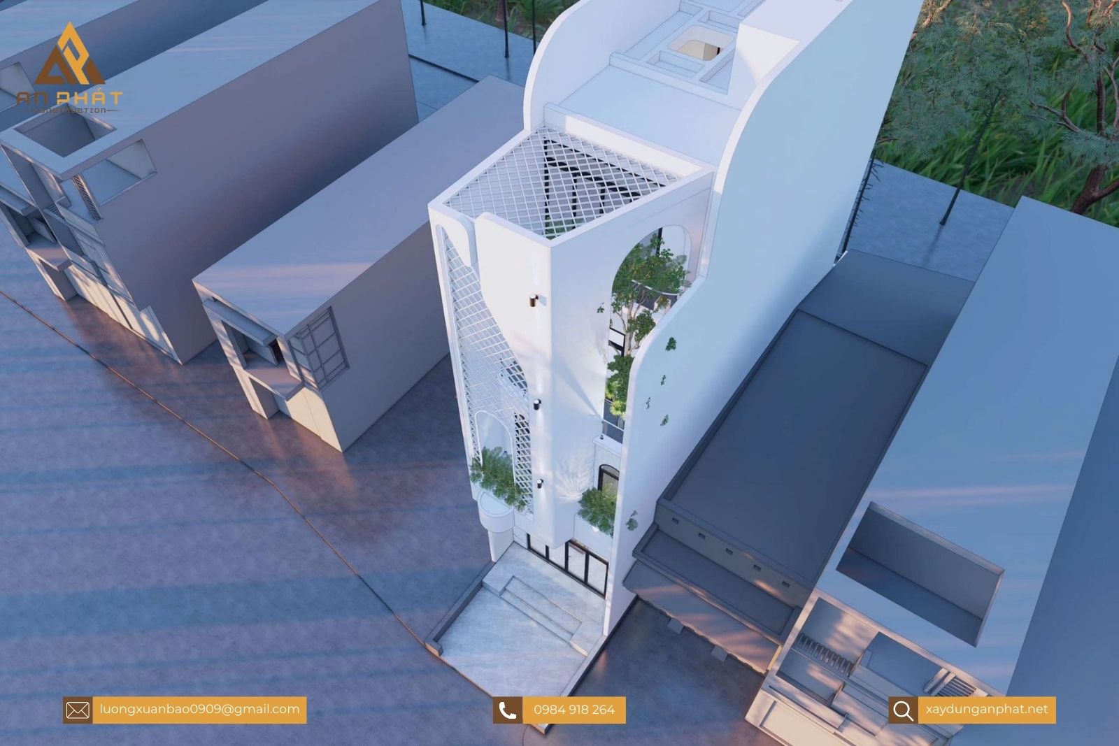 Nhà phố 3 tầng 5x15