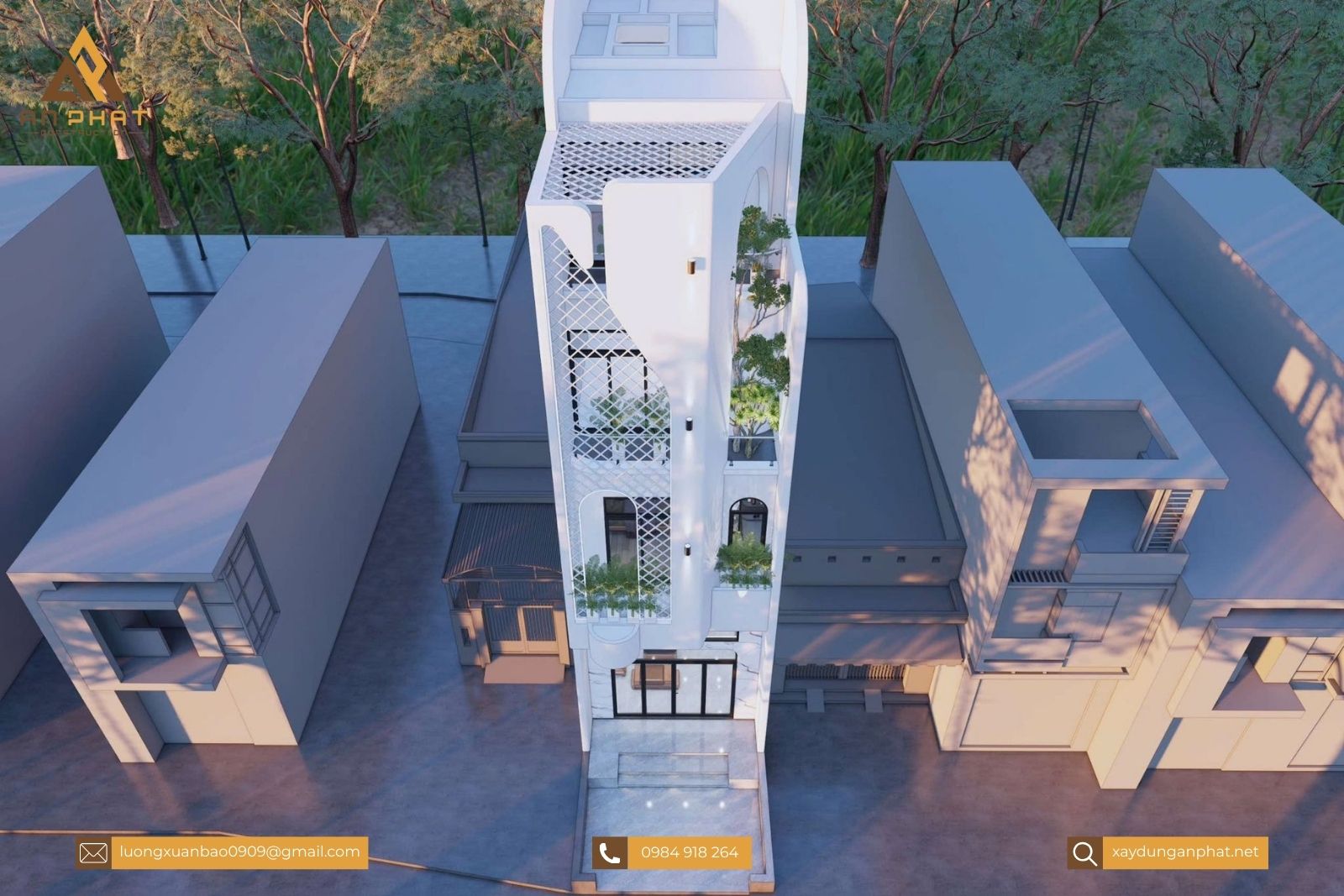 Nhà phố 3 tầng 5x15