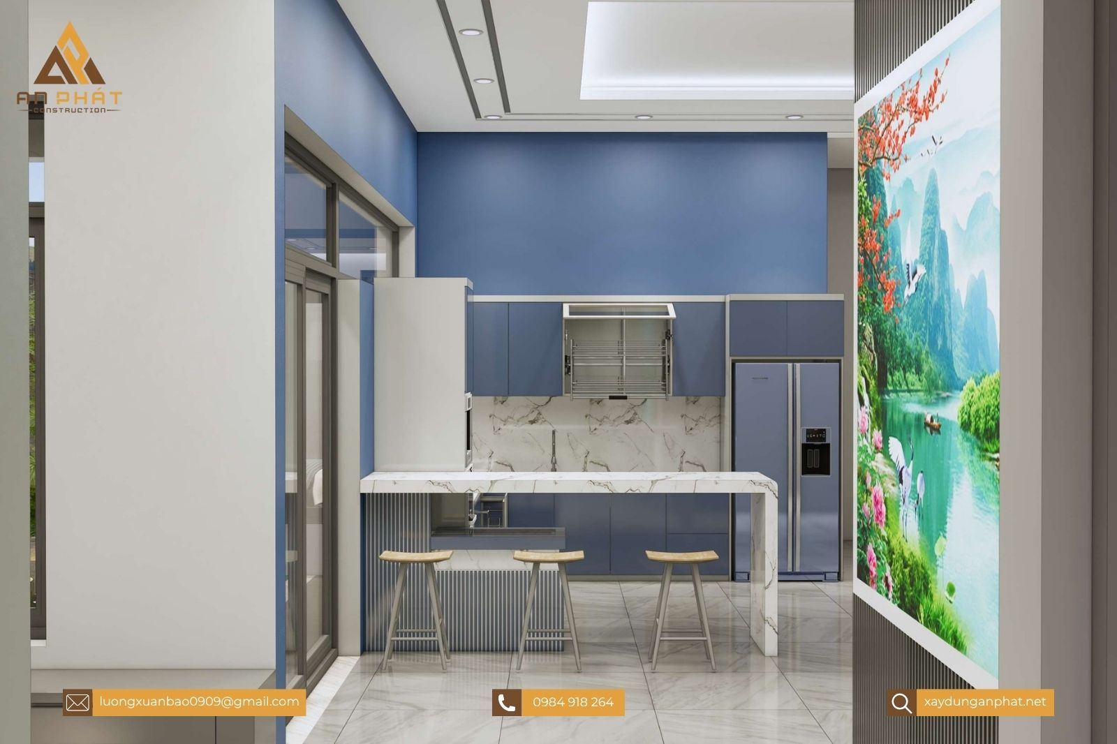 Mẫu nhà vườn mái Thái đẹp 260m²