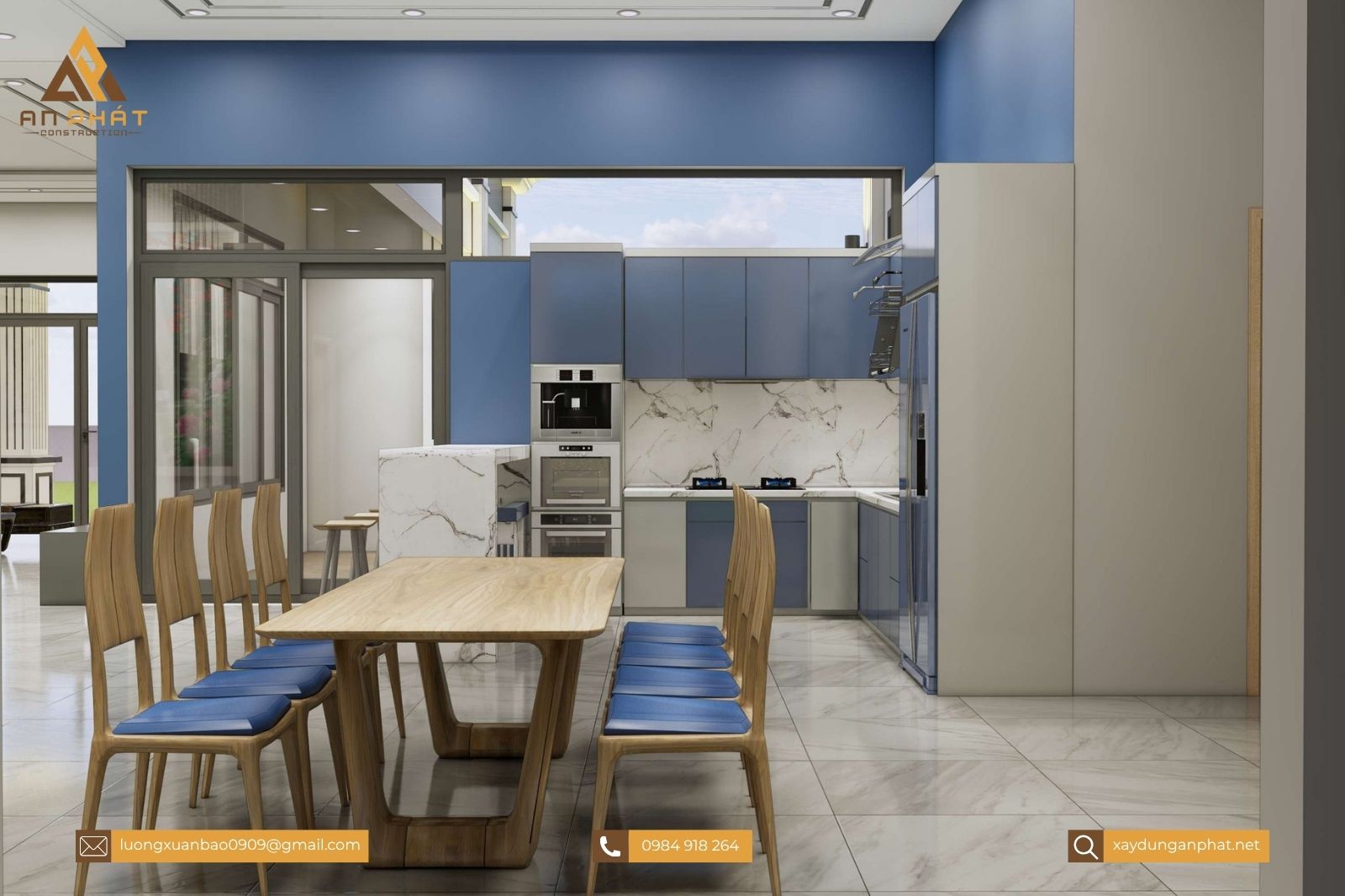 Mẫu nhà vườn mái Thái đẹp 260m²