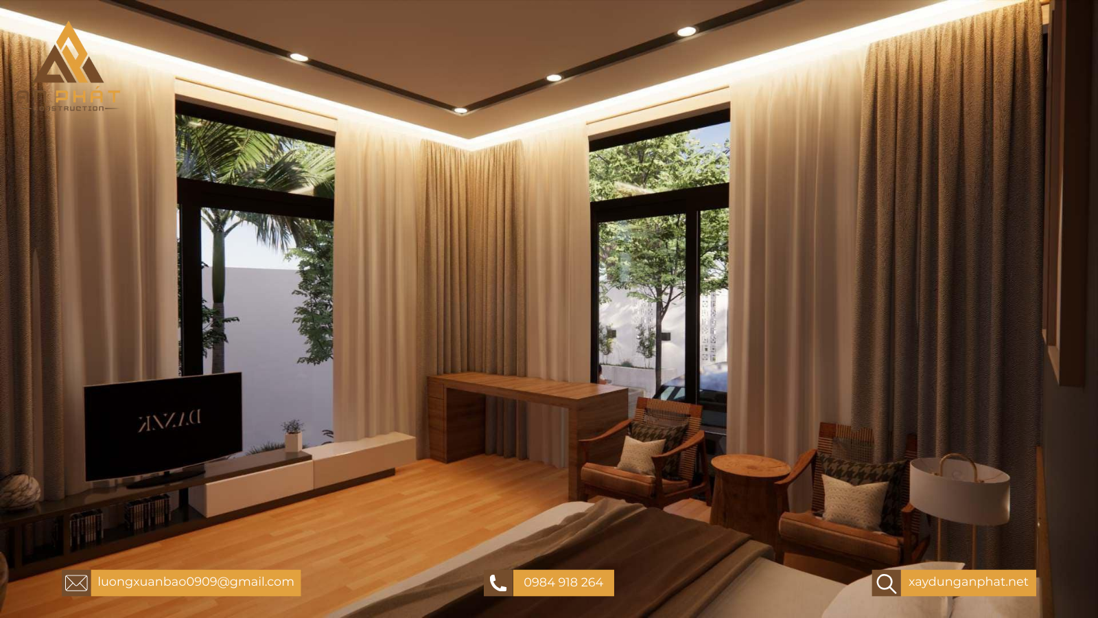 Nhà cấp 4 - 2 phòng ngủ