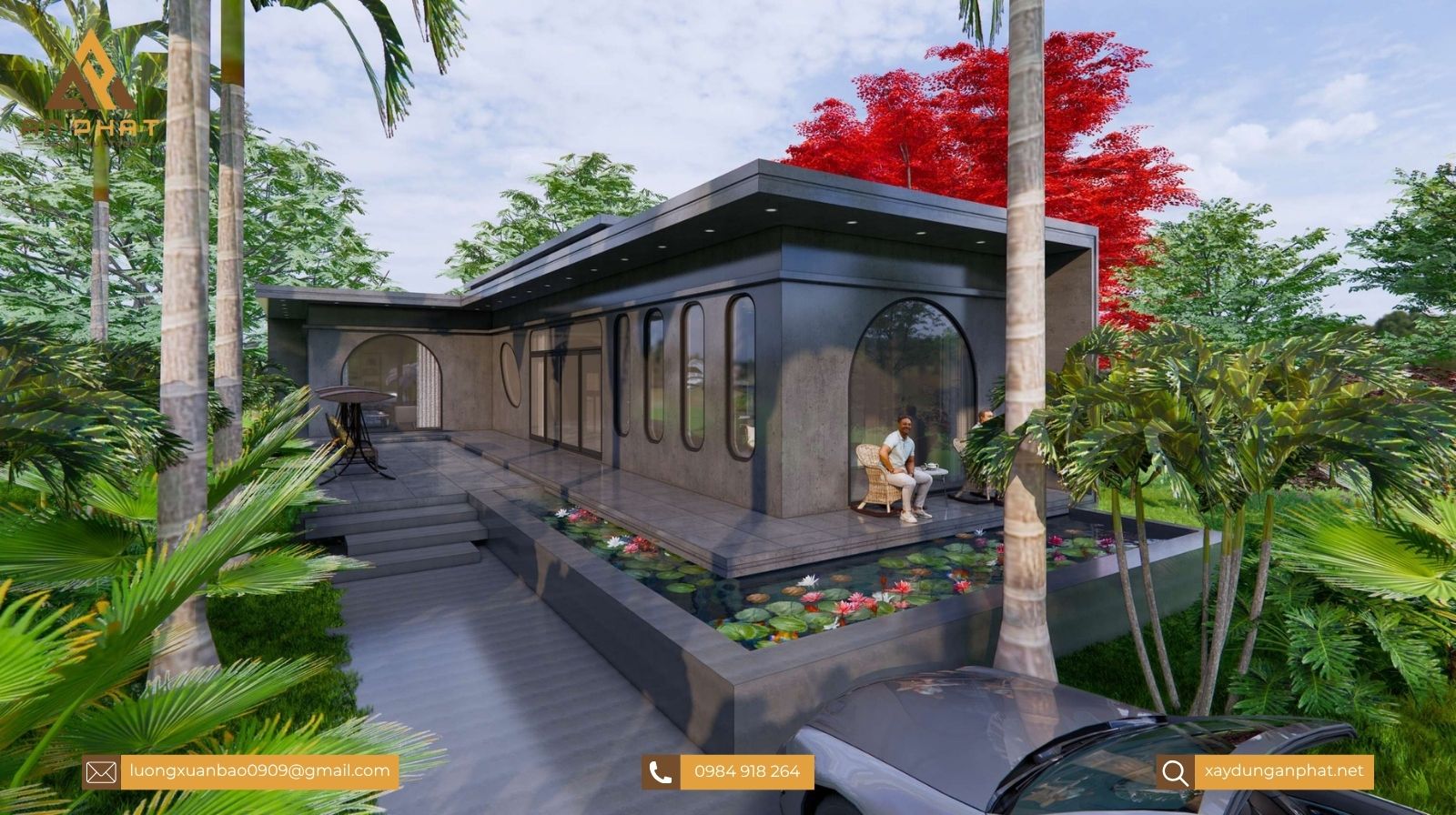 Nhà cấp 4 chữ L