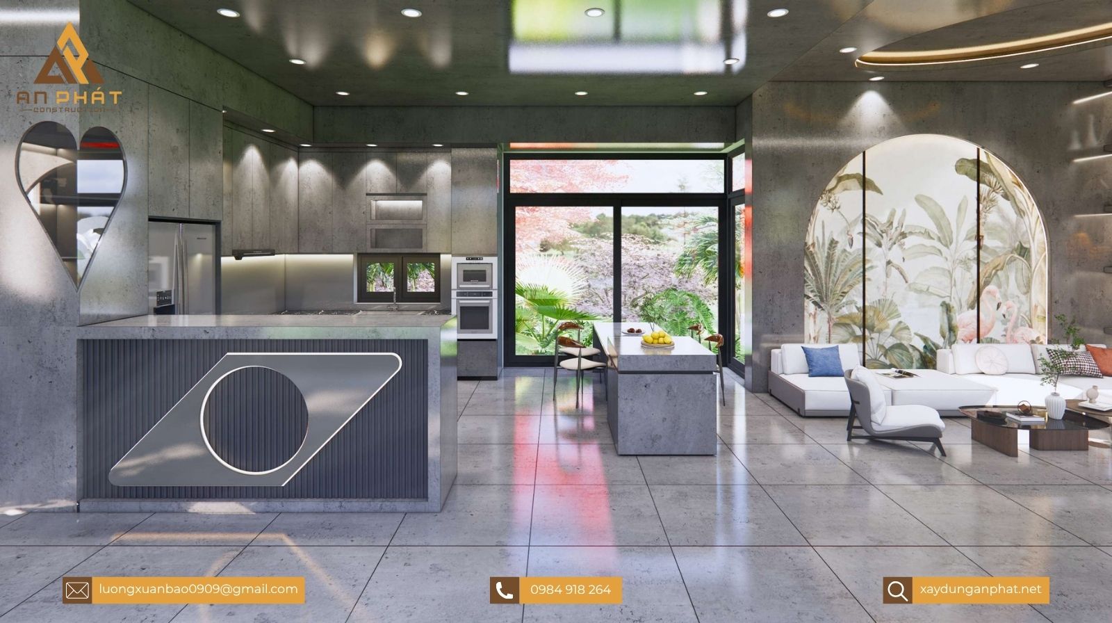 Nhà cấp 4 chữ L