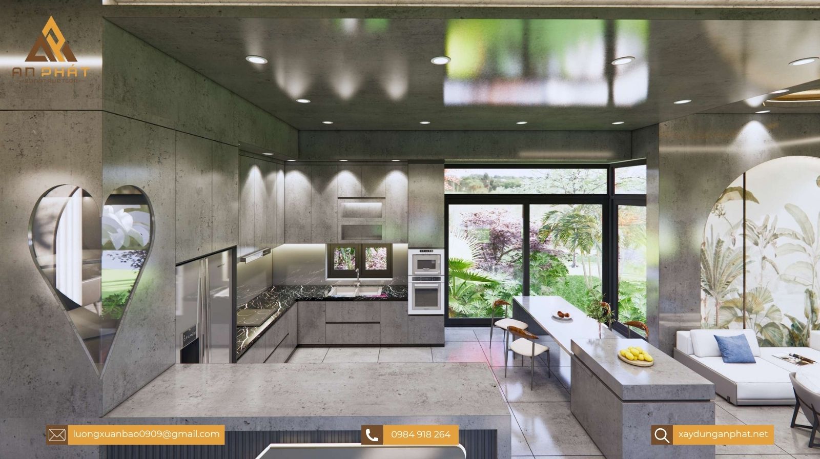 Nhà cấp 4 chữ L