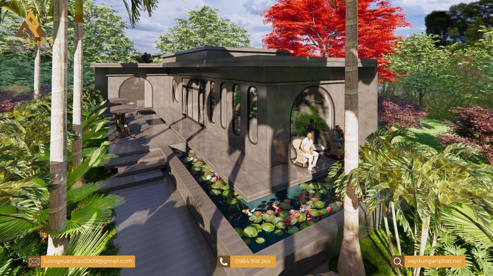 Nhà cấp 4 chữ L