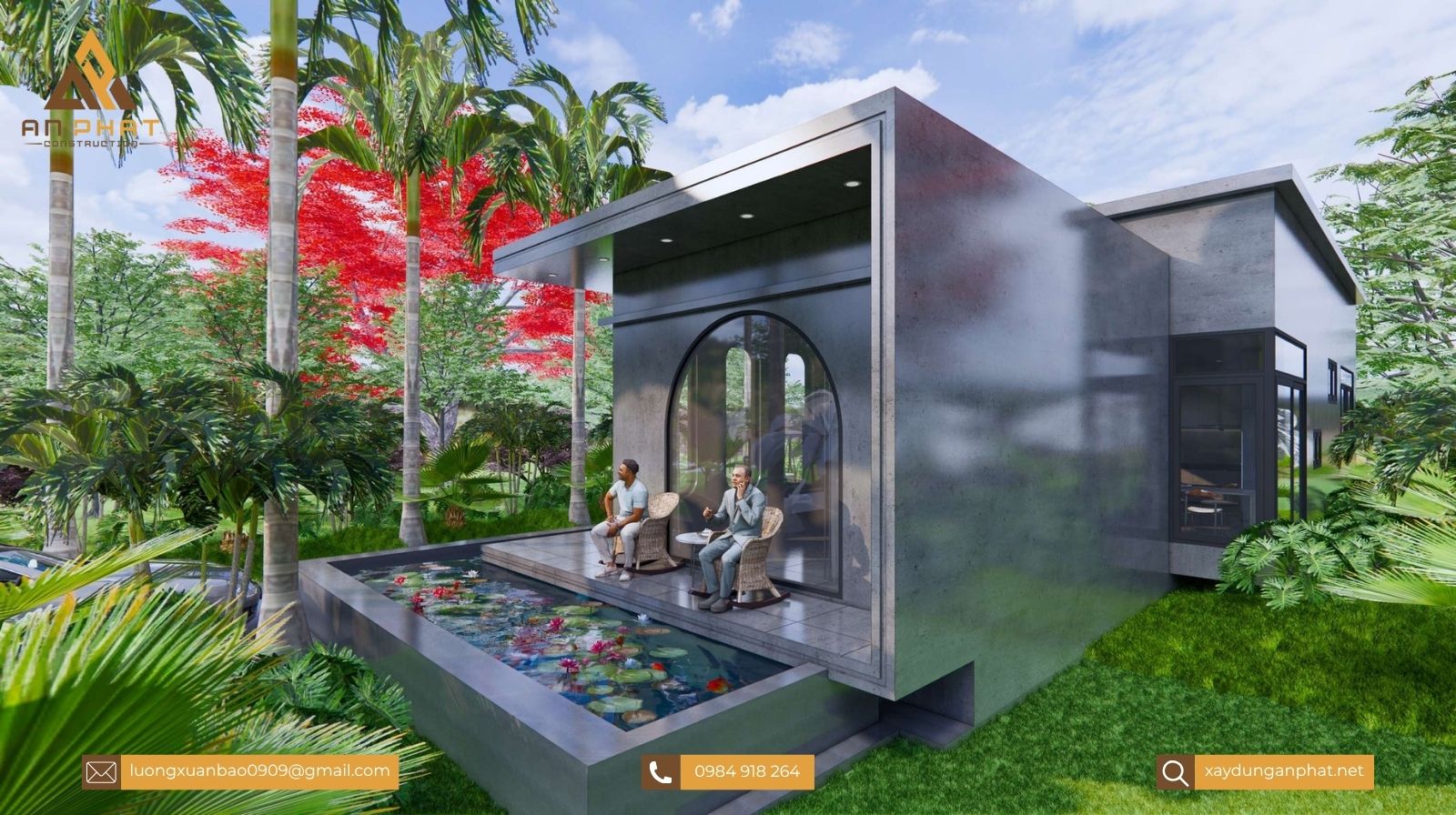 Nhà cấp 4 chữ L