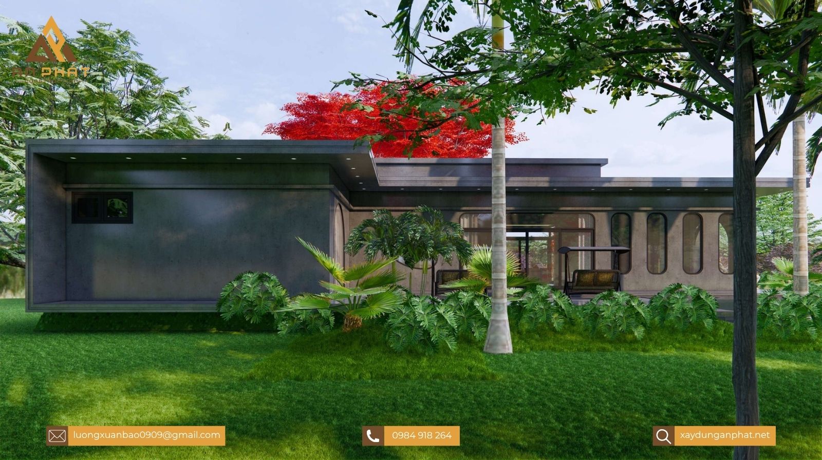 Nhà cấp 4 chữ L