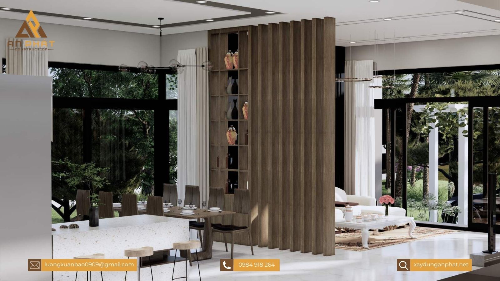 Nhà cấp 4 chữ L đơn giản, tiện nghi