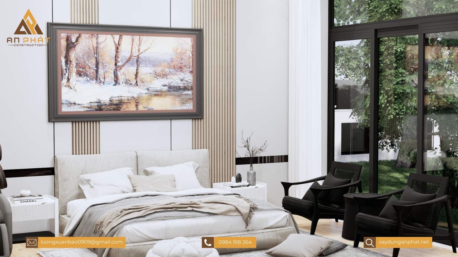 Nhà cấp 4 chữ L đơn giản, tiện nghi