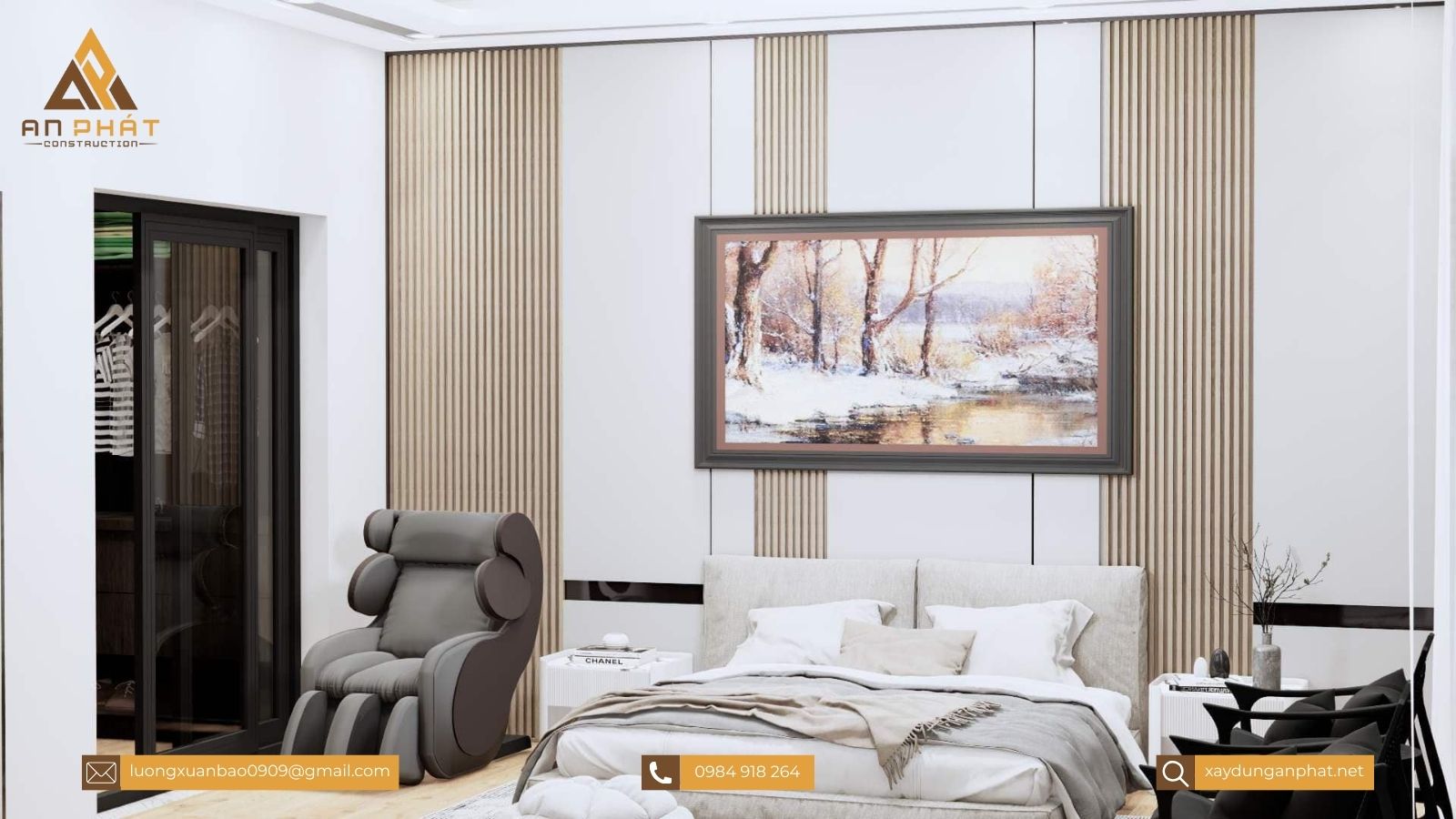 Nhà cấp 4 chữ L đơn giản, tiện nghi