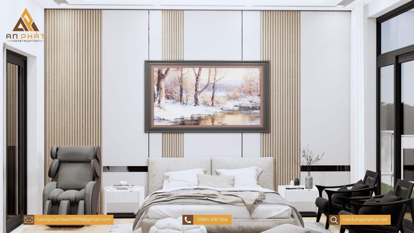 Nhà cấp 4 chữ L đơn giản, tiện nghi