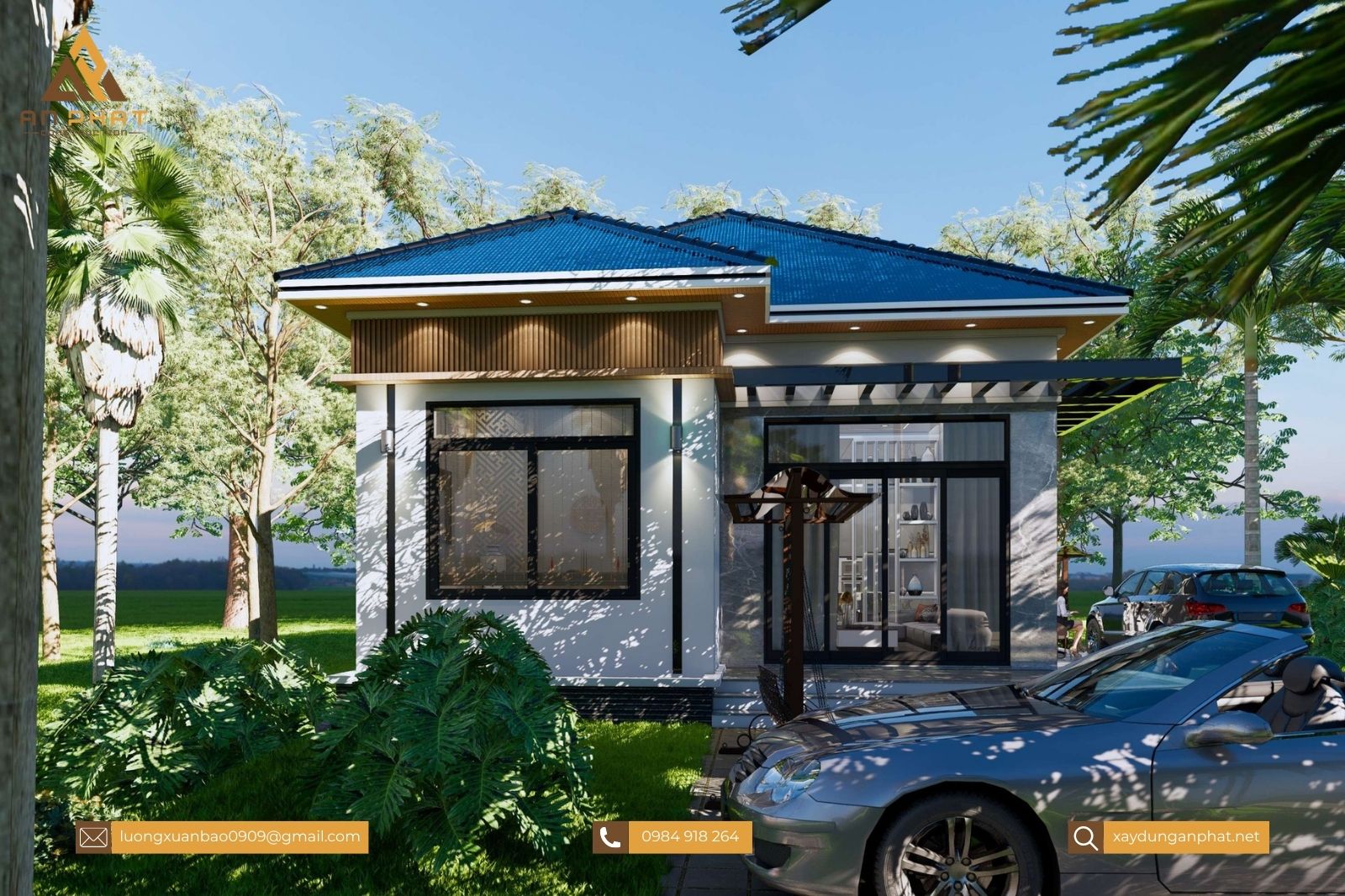 Nhà cấp 4 đa năng 3 phòng ngủ 135m²