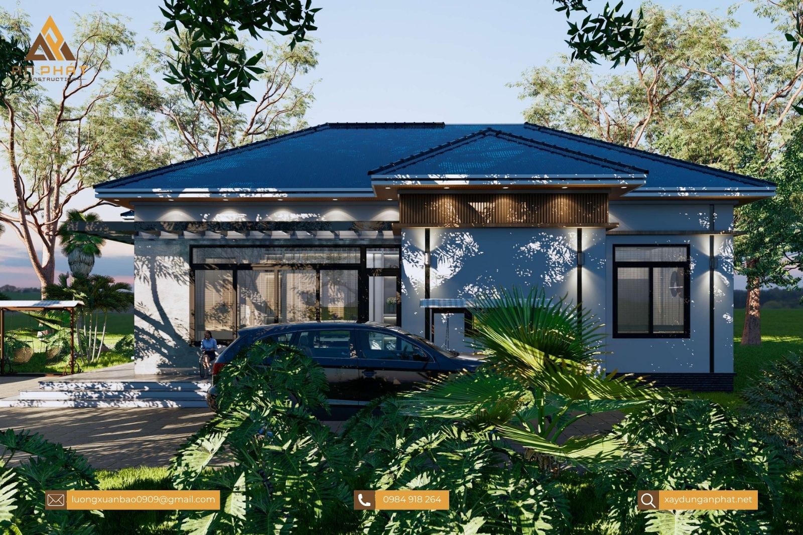 Nhà cấp 4 đa năng 3 phòng ngủ 135m²