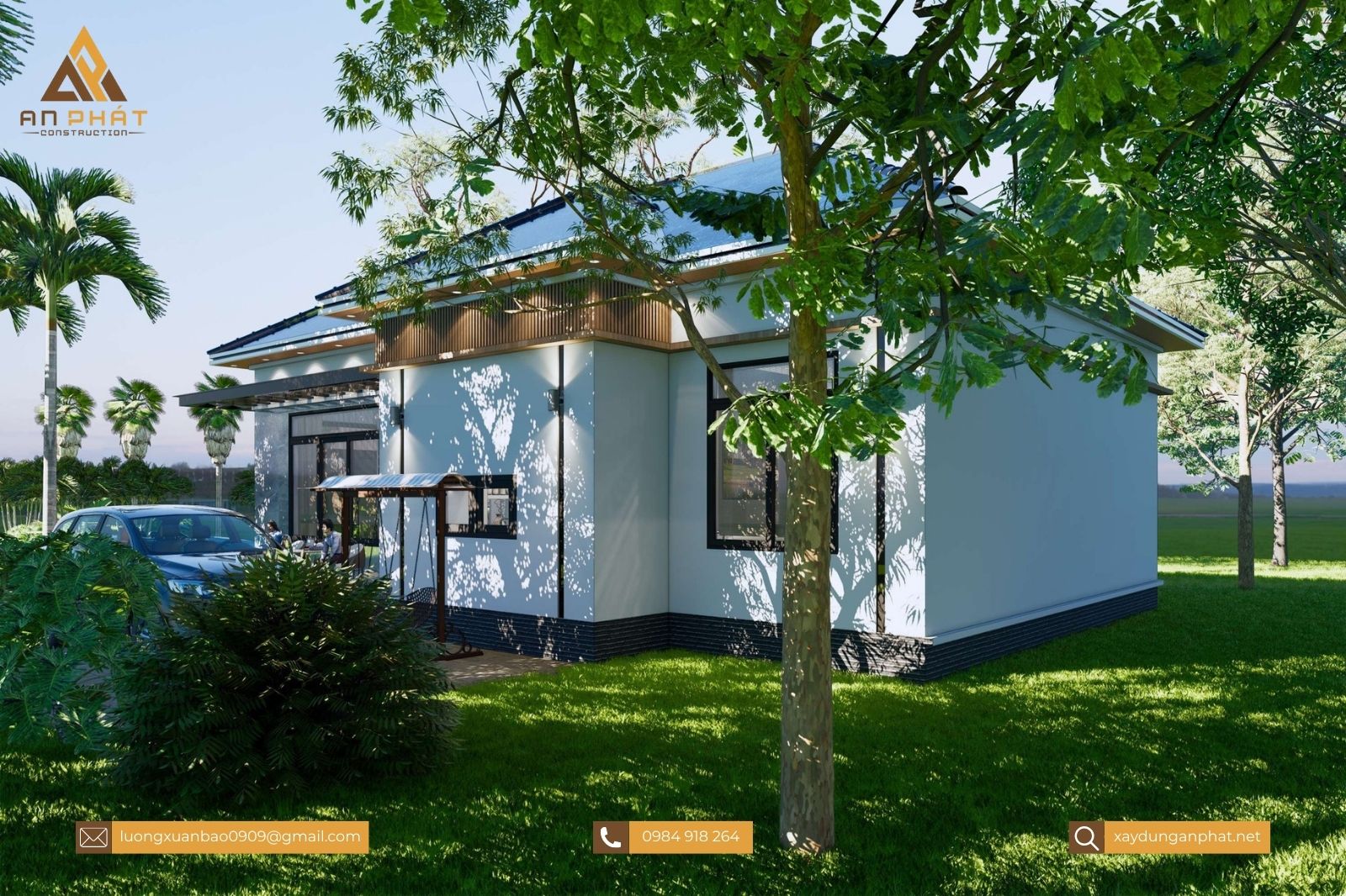 Nhà cấp 4 đa năng 3 phòng ngủ 135m²