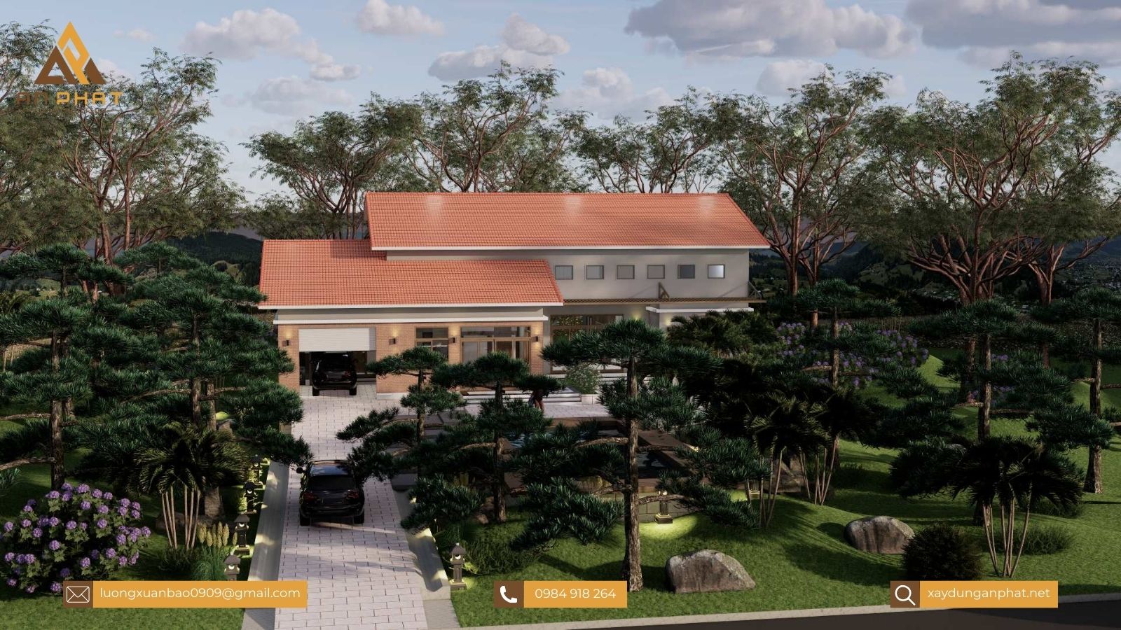 Nhà cấp 4 mái lệch đẹp hiện đại