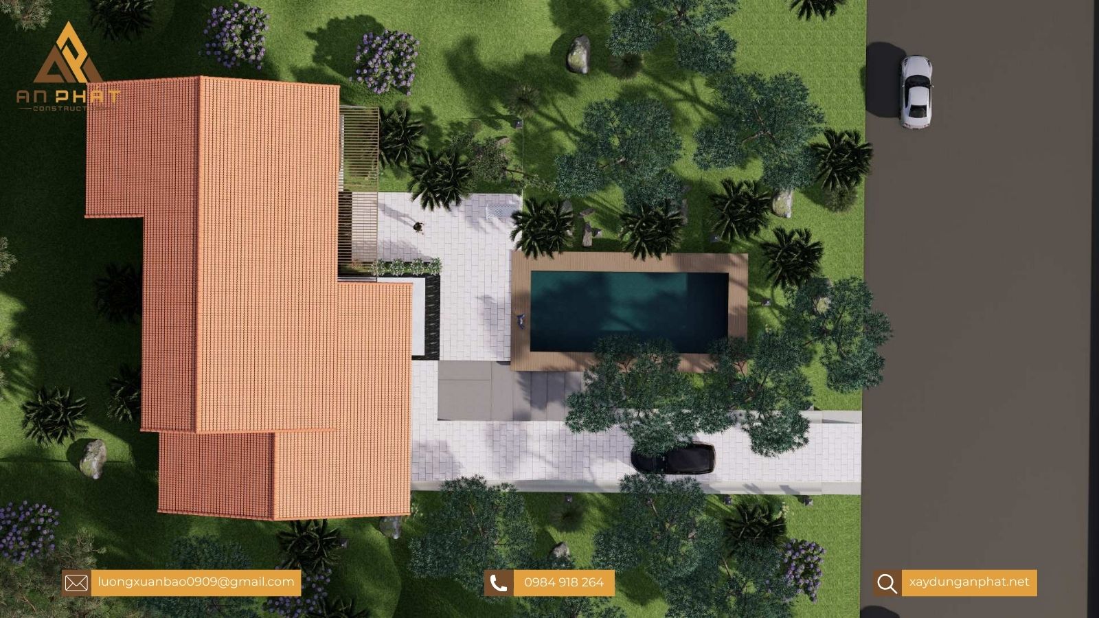 Nhà cấp 4 mái lệch đẹp hiện đại