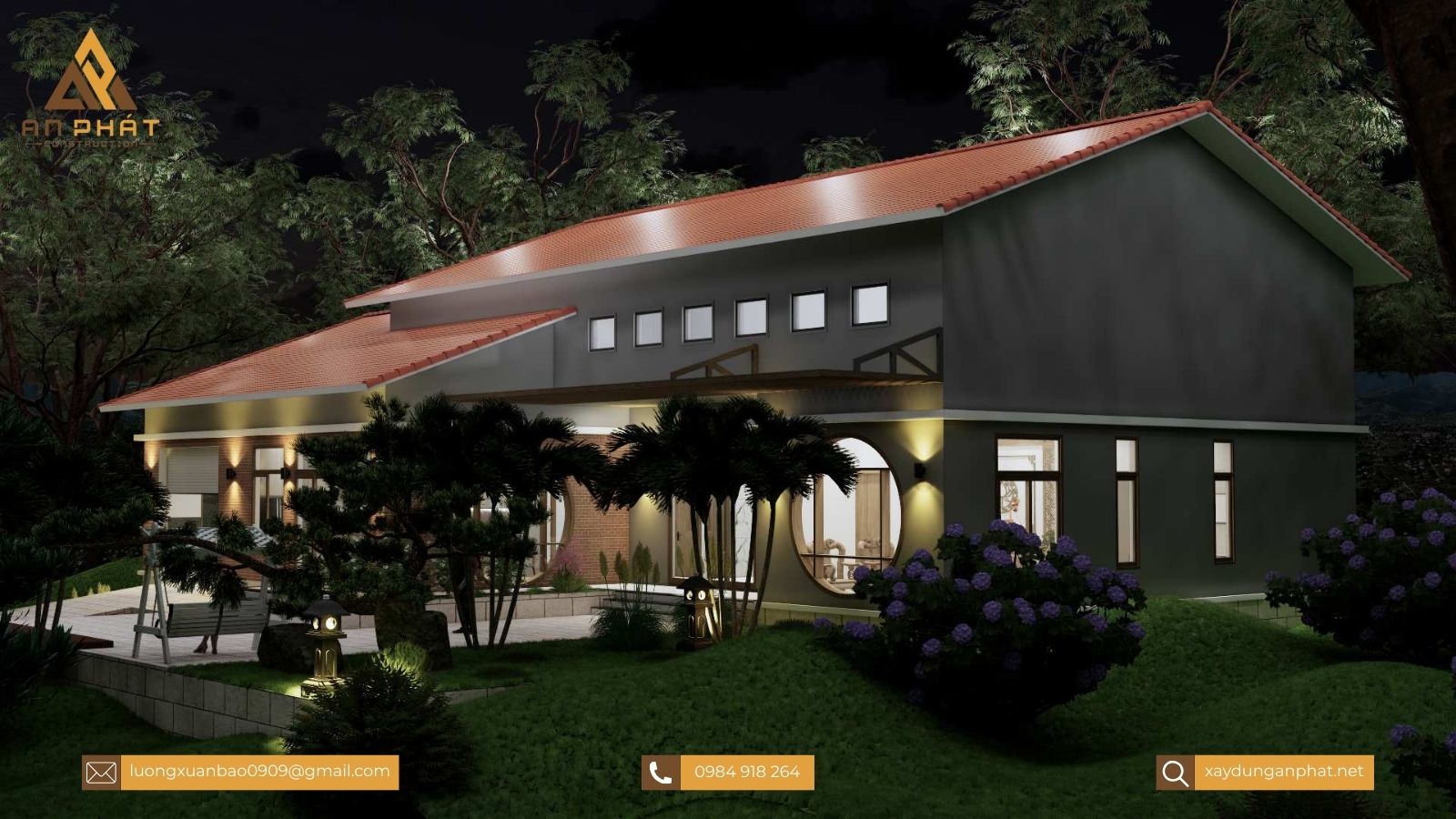 Nhà cấp 4 mái lệch đẹp hiện đại