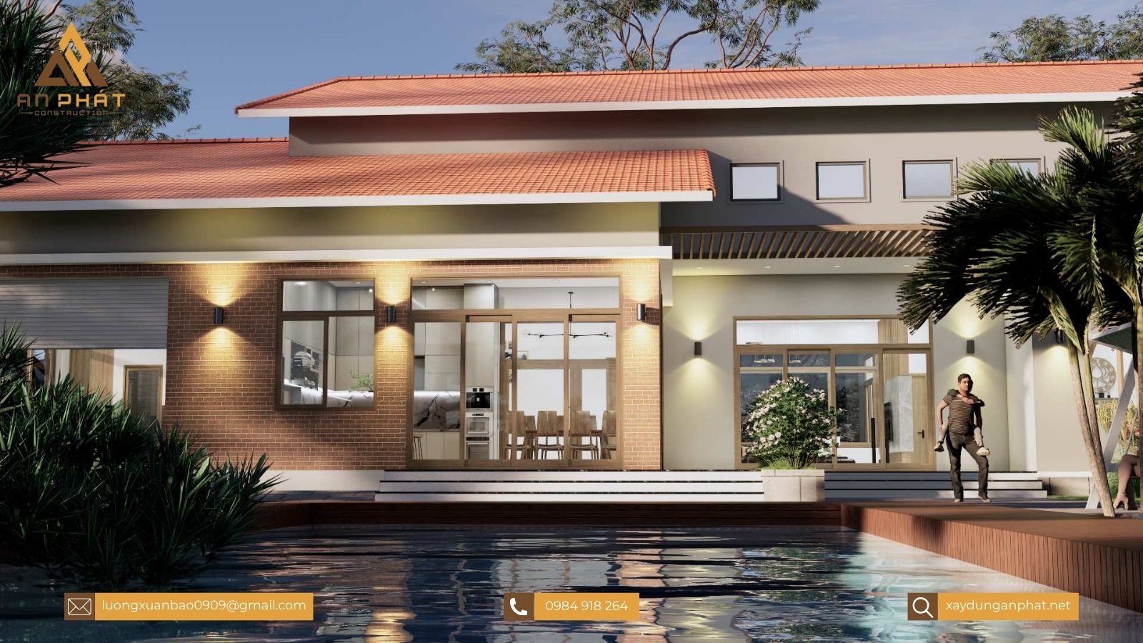 Nhà cấp 4 mái lệch đẹp hiện đại