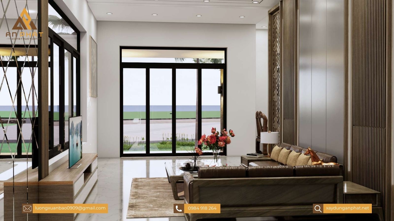 Nhà cấp 4 mái nhật chữ L