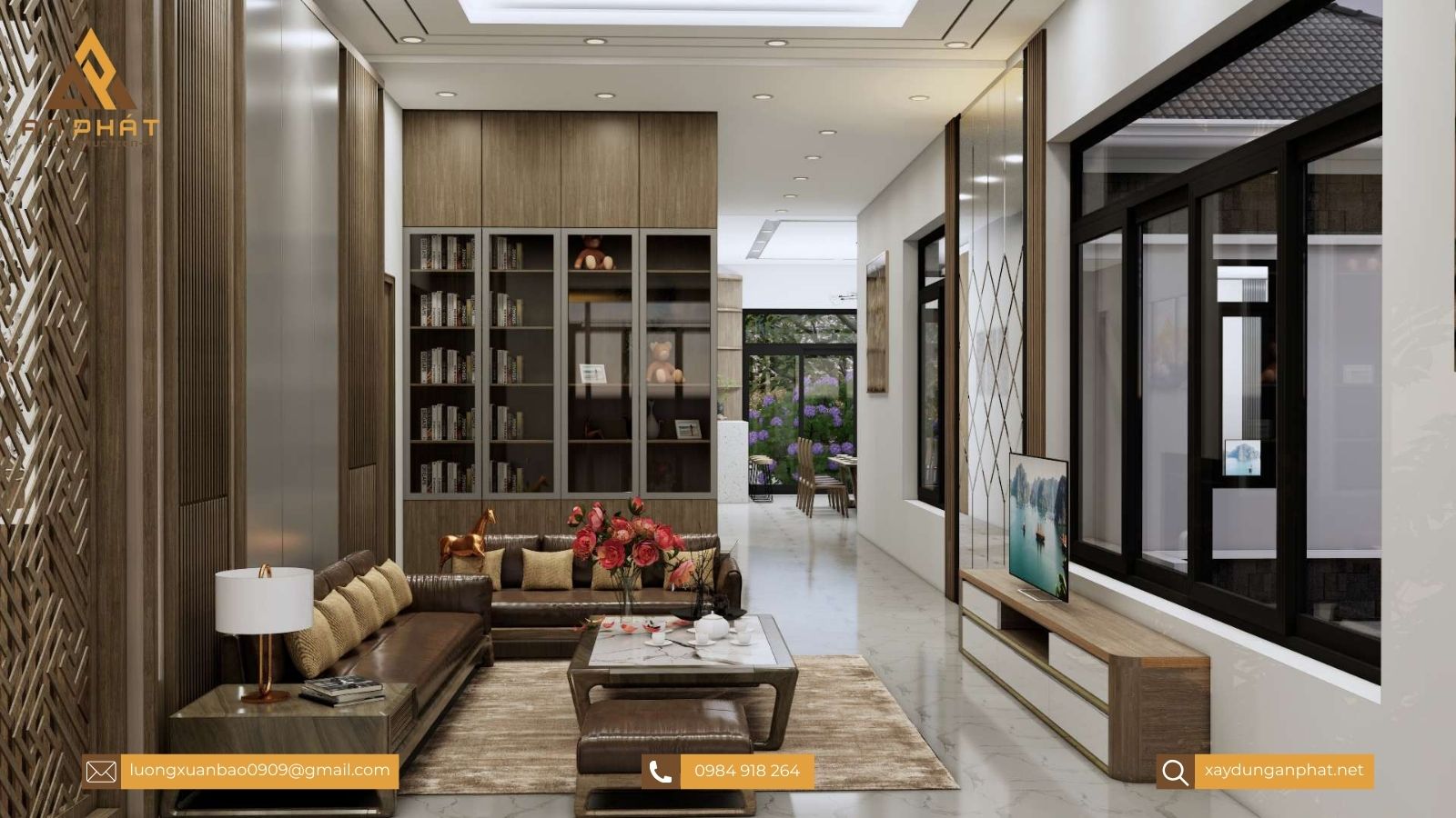 Nhà cấp 4 mái nhật chữ L