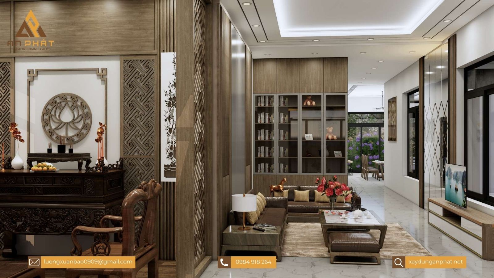 Nhà cấp 4 mái nhật chữ L