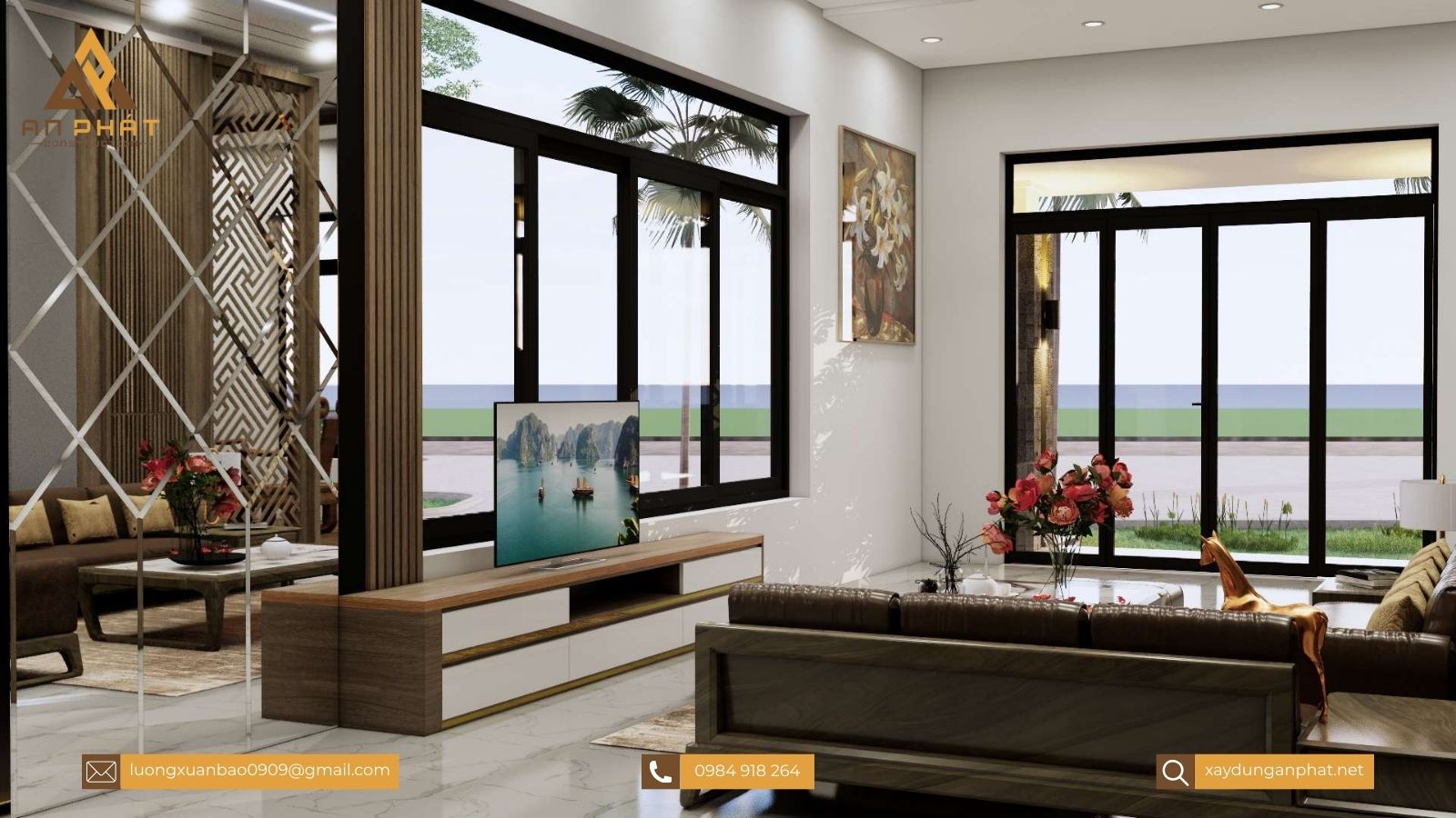 Nhà cấp 4 mái nhật chữ L