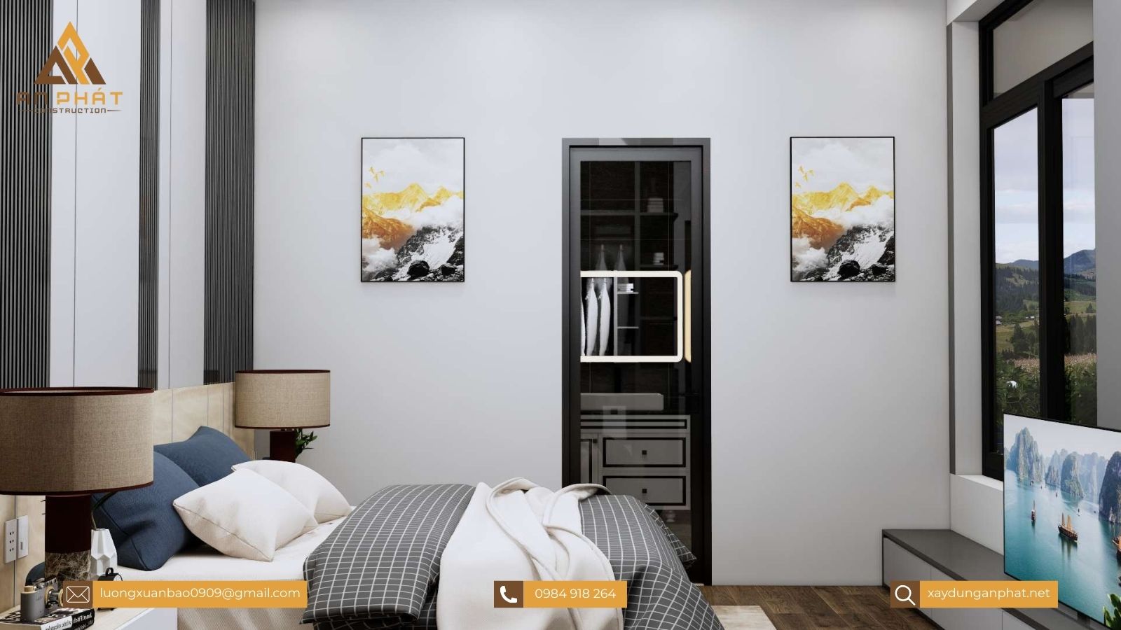 Nhà cấp 4 mái nhật chữ L