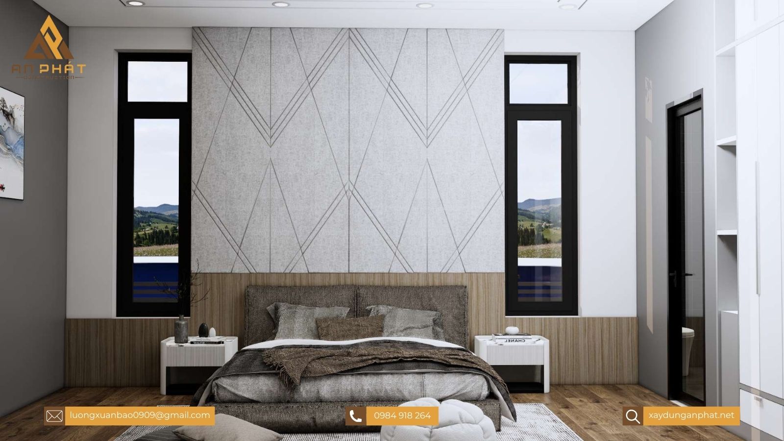 Nhà cấp 4 mái nhật chữ L