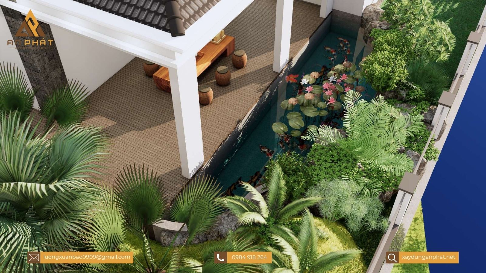 Nhà cấp 4 mái nhật chữ L