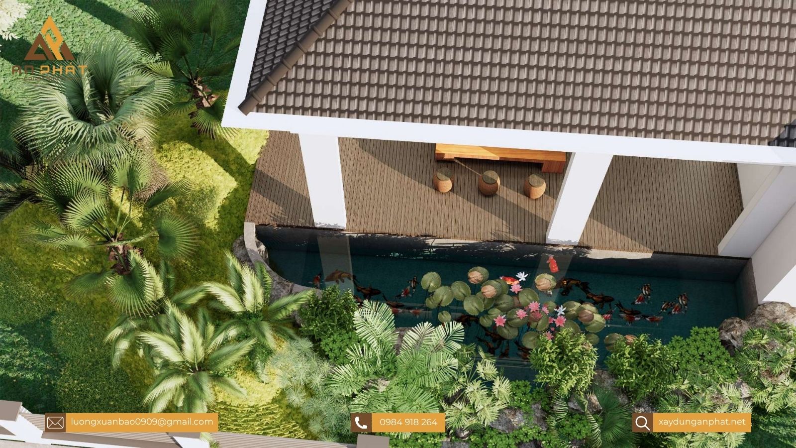 Nhà cấp 4 mái nhật chữ L