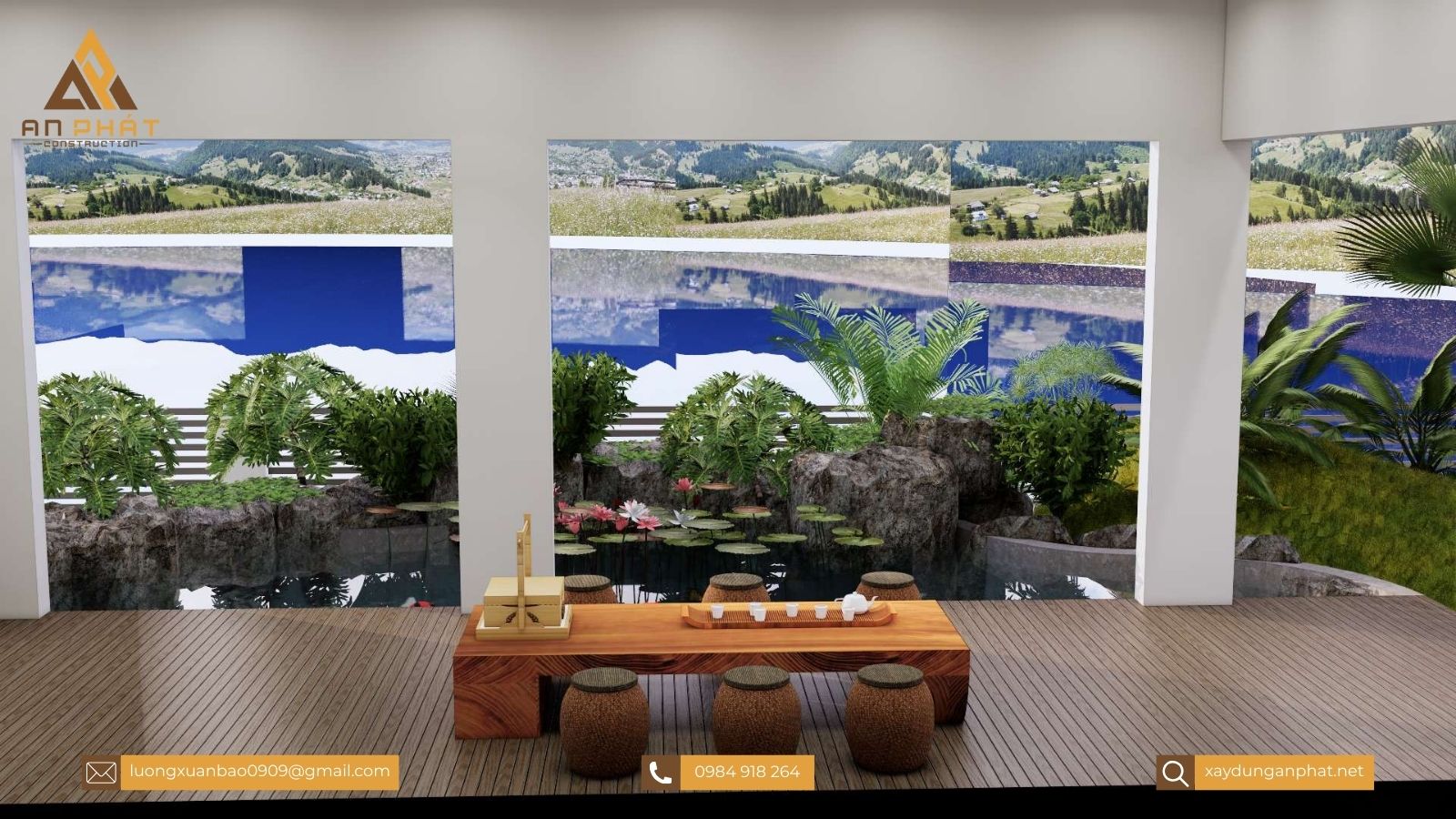 Nhà cấp 4 mái nhật chữ L