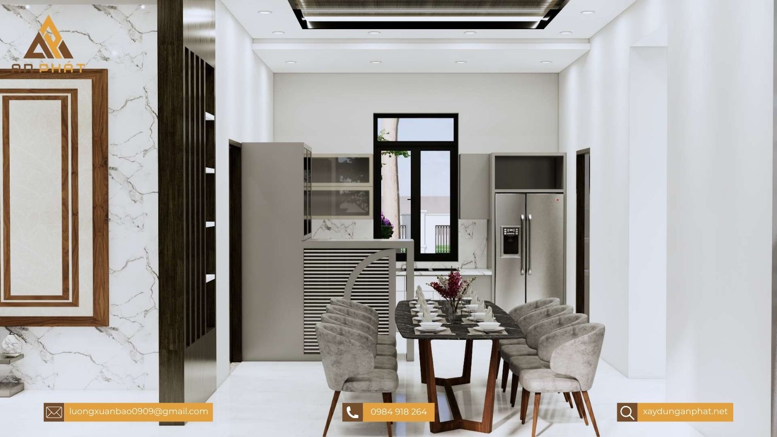 Nhà cấp 4 mái thái 3 phòng ngủ