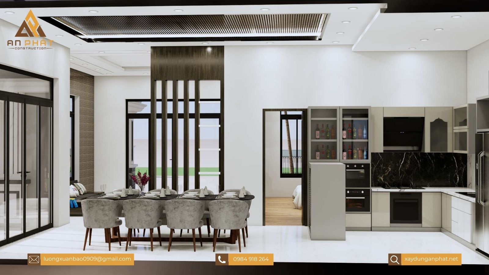 Nhà cấp 4 mái thái 3 phòng ngủ