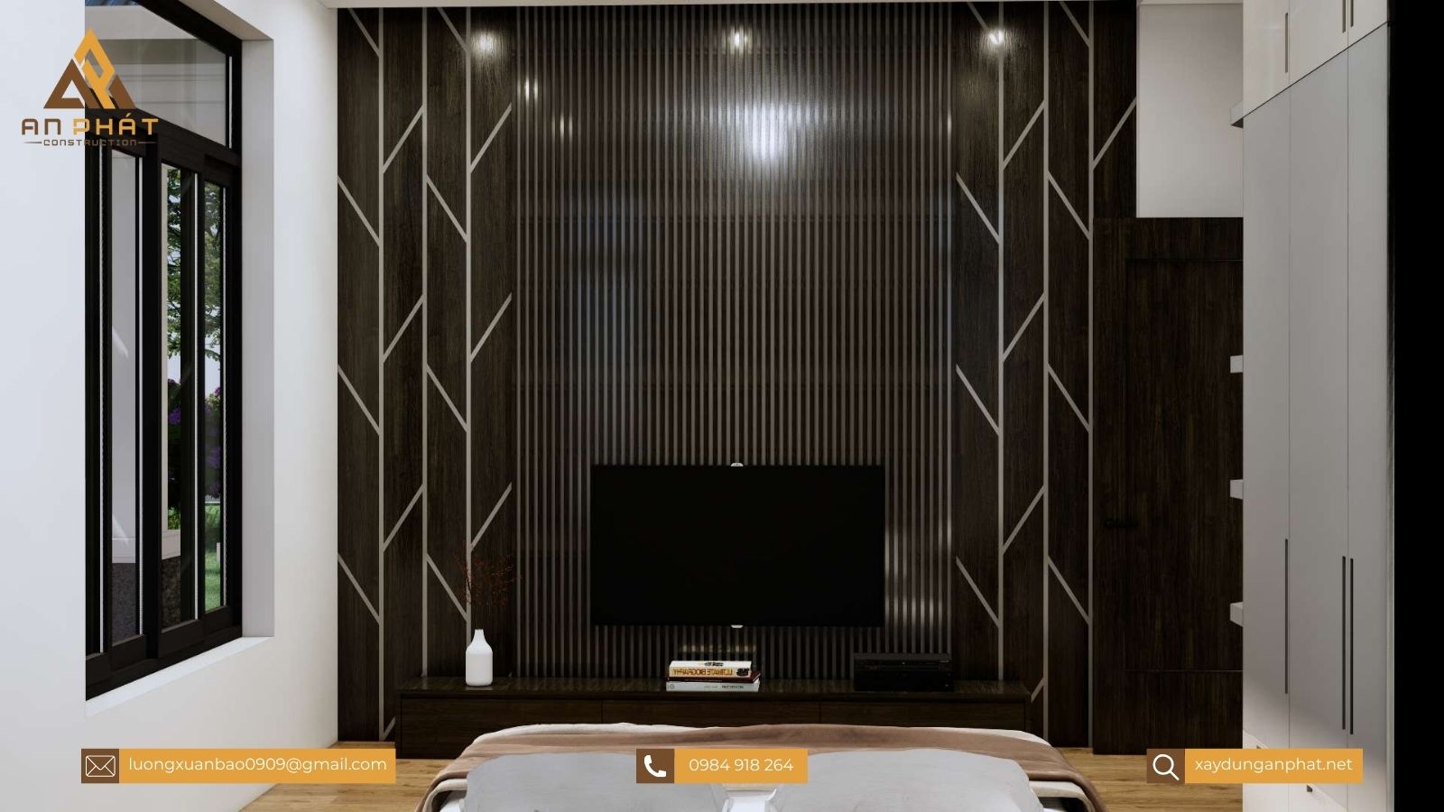 Nhà cấp 4 mái thái 3 phòng ngủ