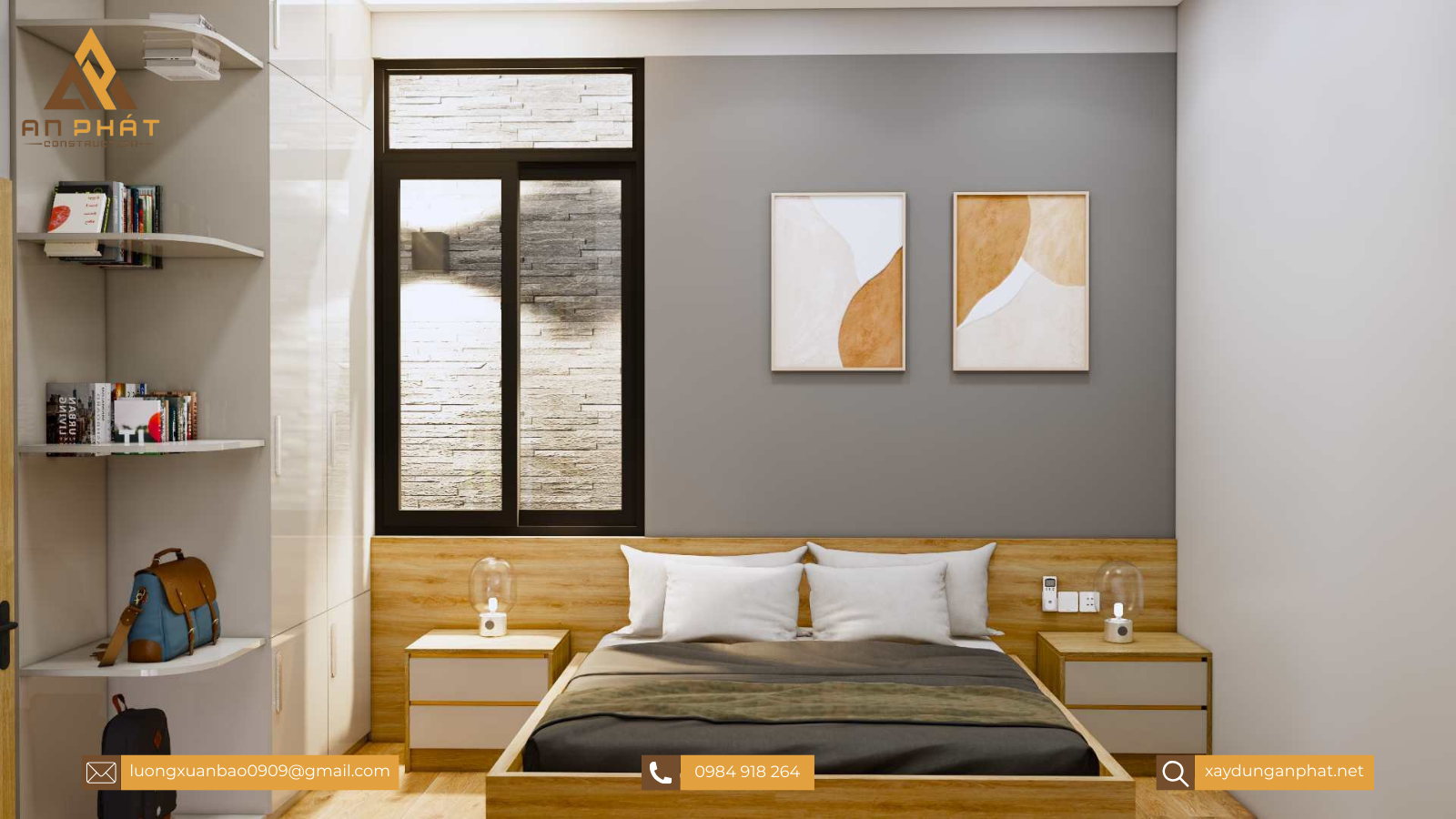 Nhà cấp 4 mặt tiền mái bằng 3 phòng ngủ