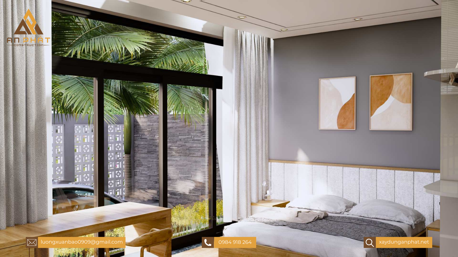 Nhà cấp 4 mặt tiền mái bằng 3 phòng ngủ