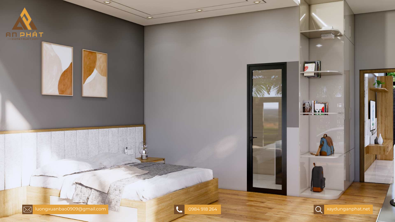 Nhà cấp 4 mặt tiền mái bằng 3 phòng ngủ