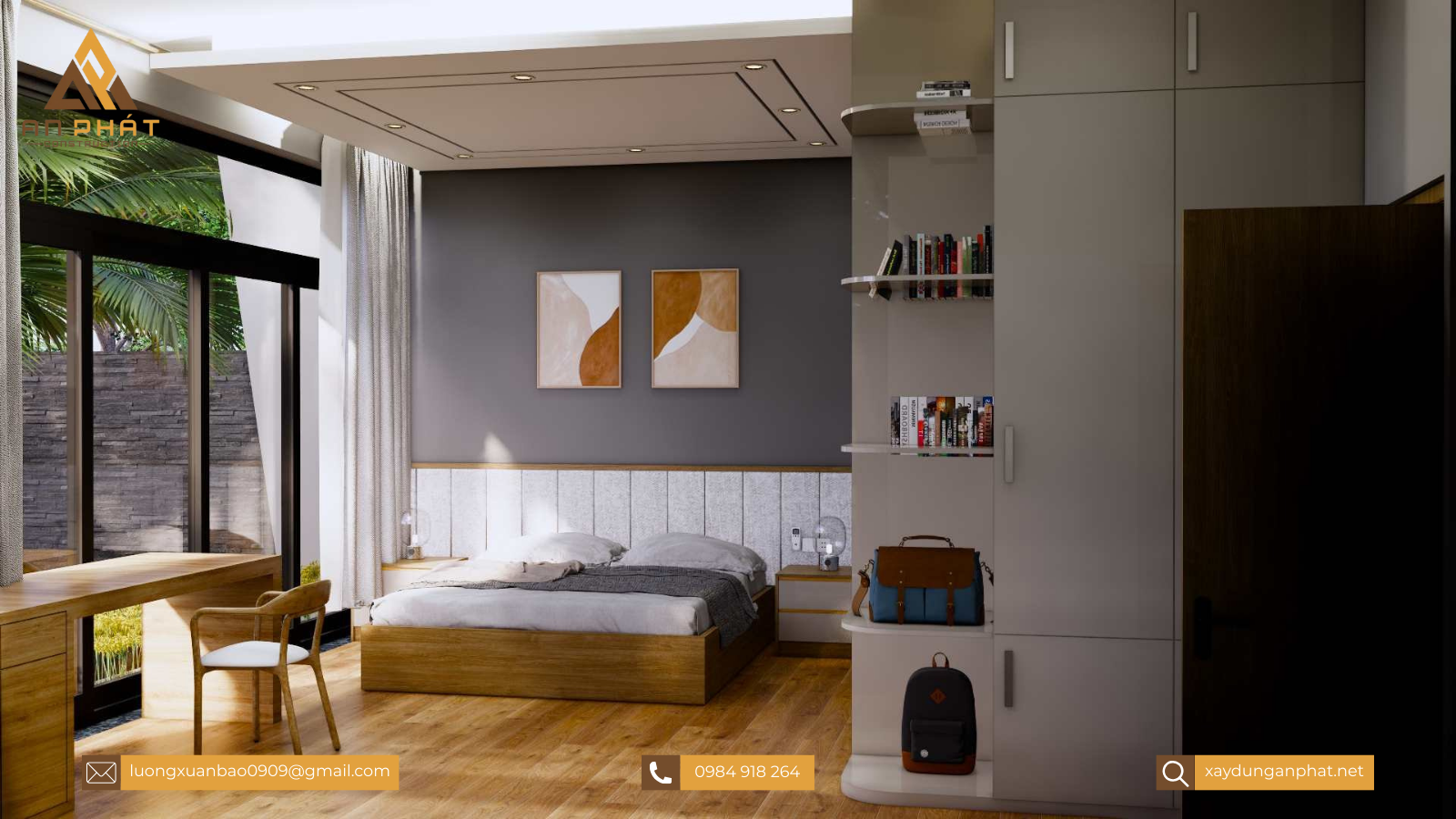 Nhà cấp 4 mặt tiền mái bằng 3 phòng ngủ